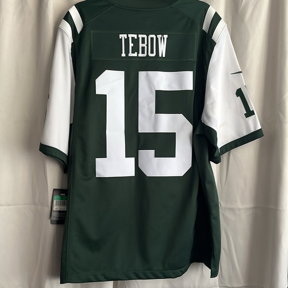 NWT NFL Nike New York Jets Football Tim Tebow #15 Game Jersey XL - Picture 2 of 5